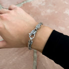 Kura Vintage Sterling Silver Weave 7mm. 7in - Ryan Christian