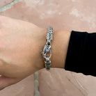Kura Vintage Sterling Silver Weave 7mm. 8.5in - Ryan Christian