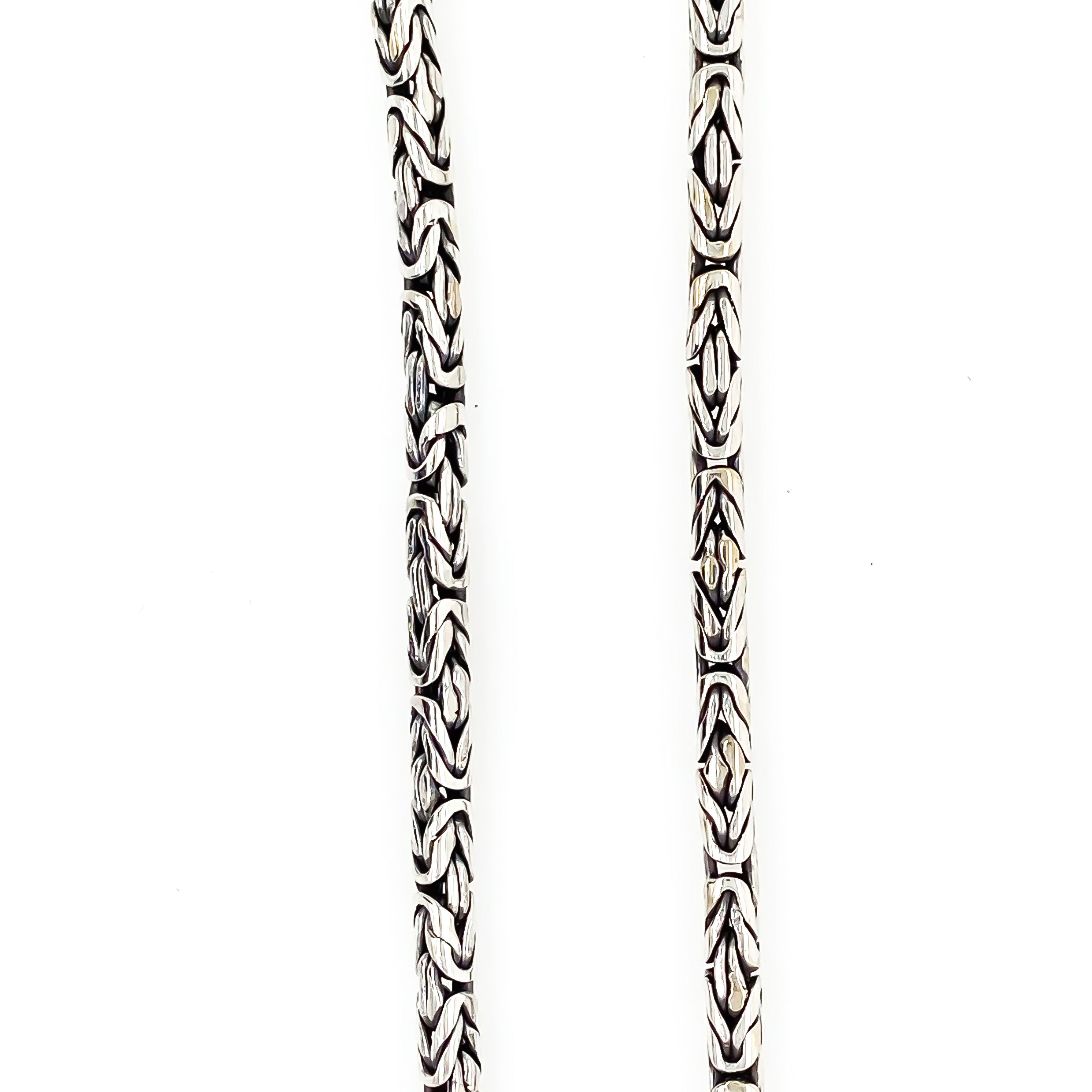 Essence Byzantine Sterling Silver Chain 3mm. 18in - Ryan Christian