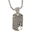 Raya Sterling Silver Men's Pendant in Classic Silver - Ryan Christian