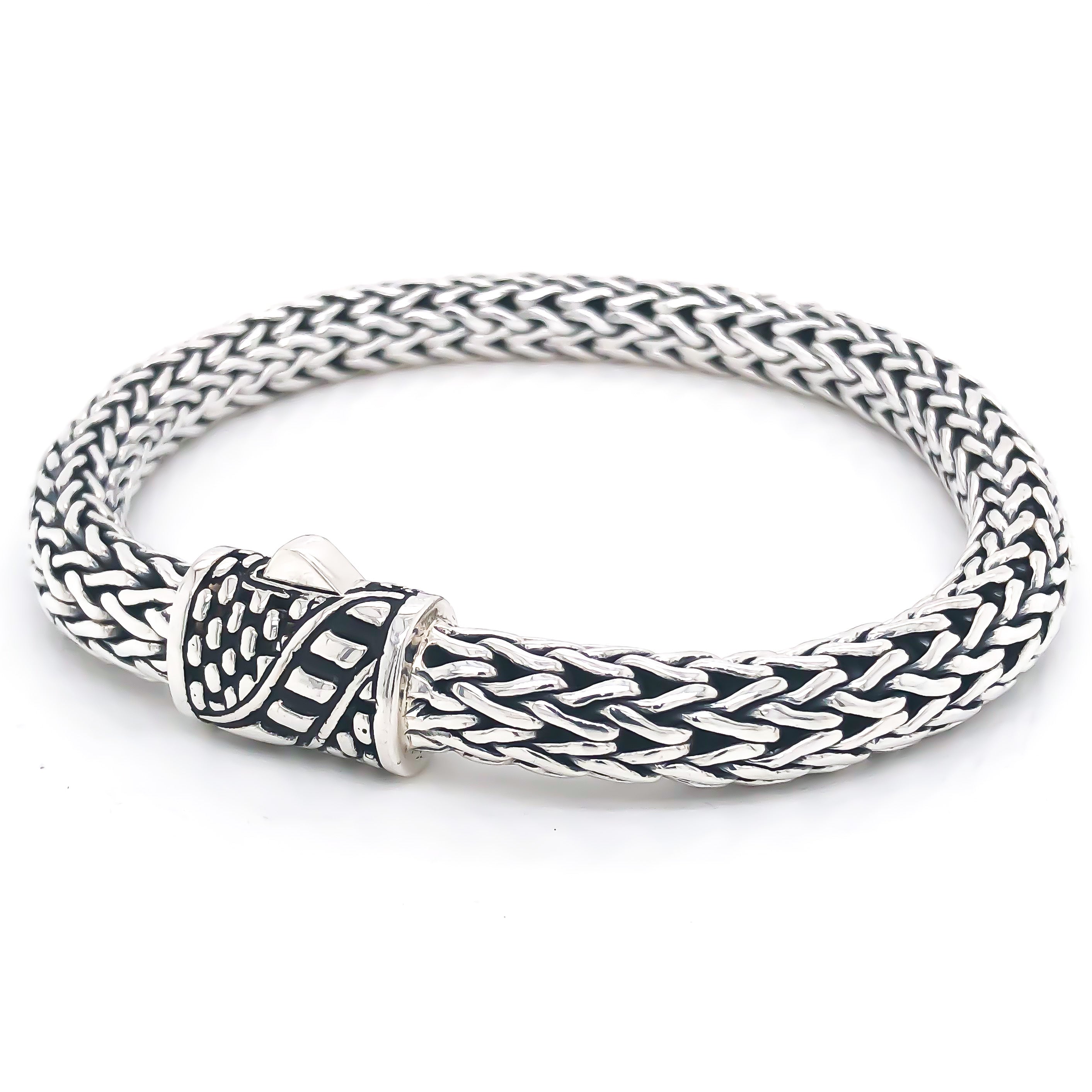 Elements Classic Sterling Silver Weave 8mm. - Ryan Christian