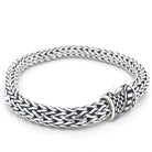 Elements  Classic Sterling Silver Weave 8mm. 7.5in - Ryan Christian