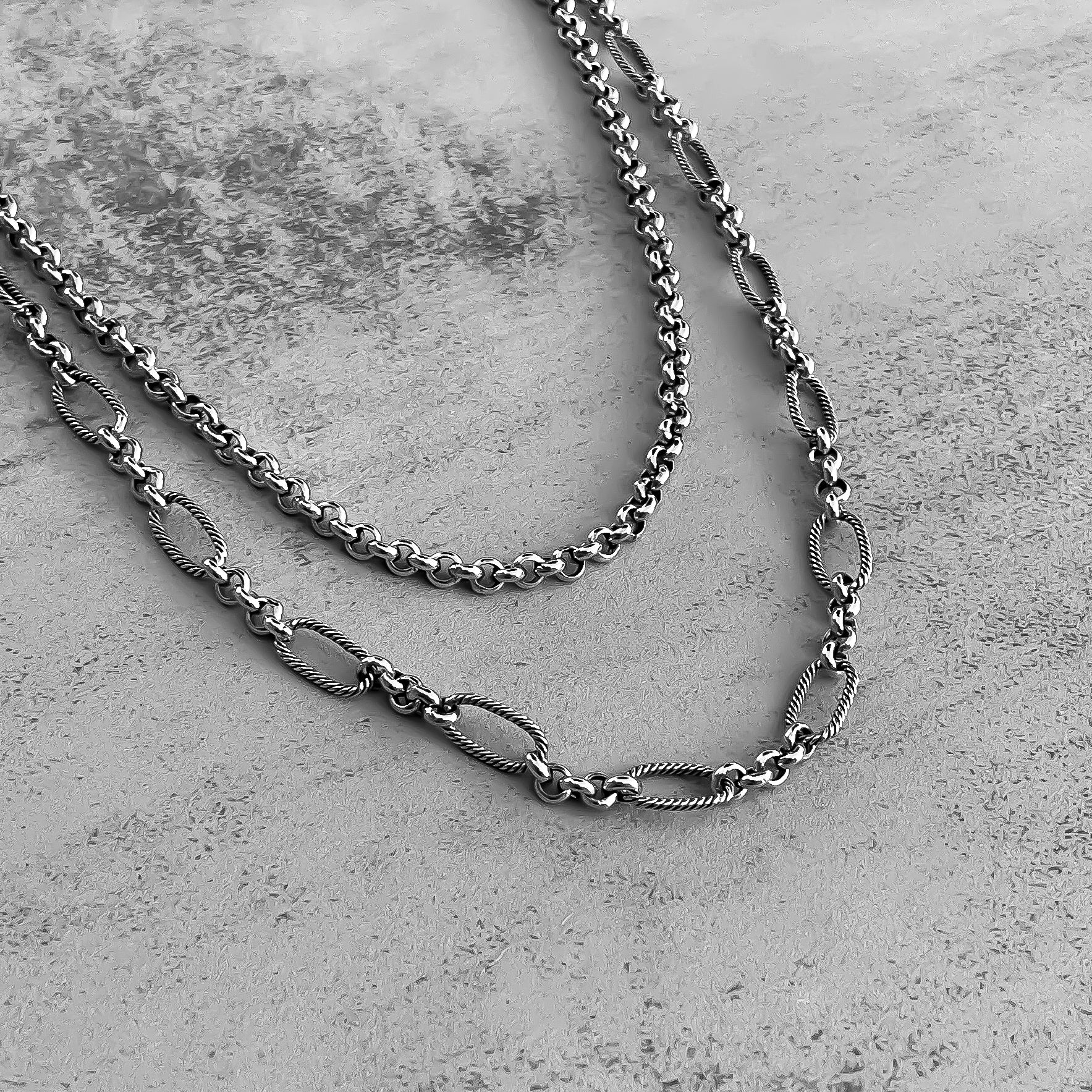 Duet Sterling Silver Women's Chain 16 in - Ryan Christian