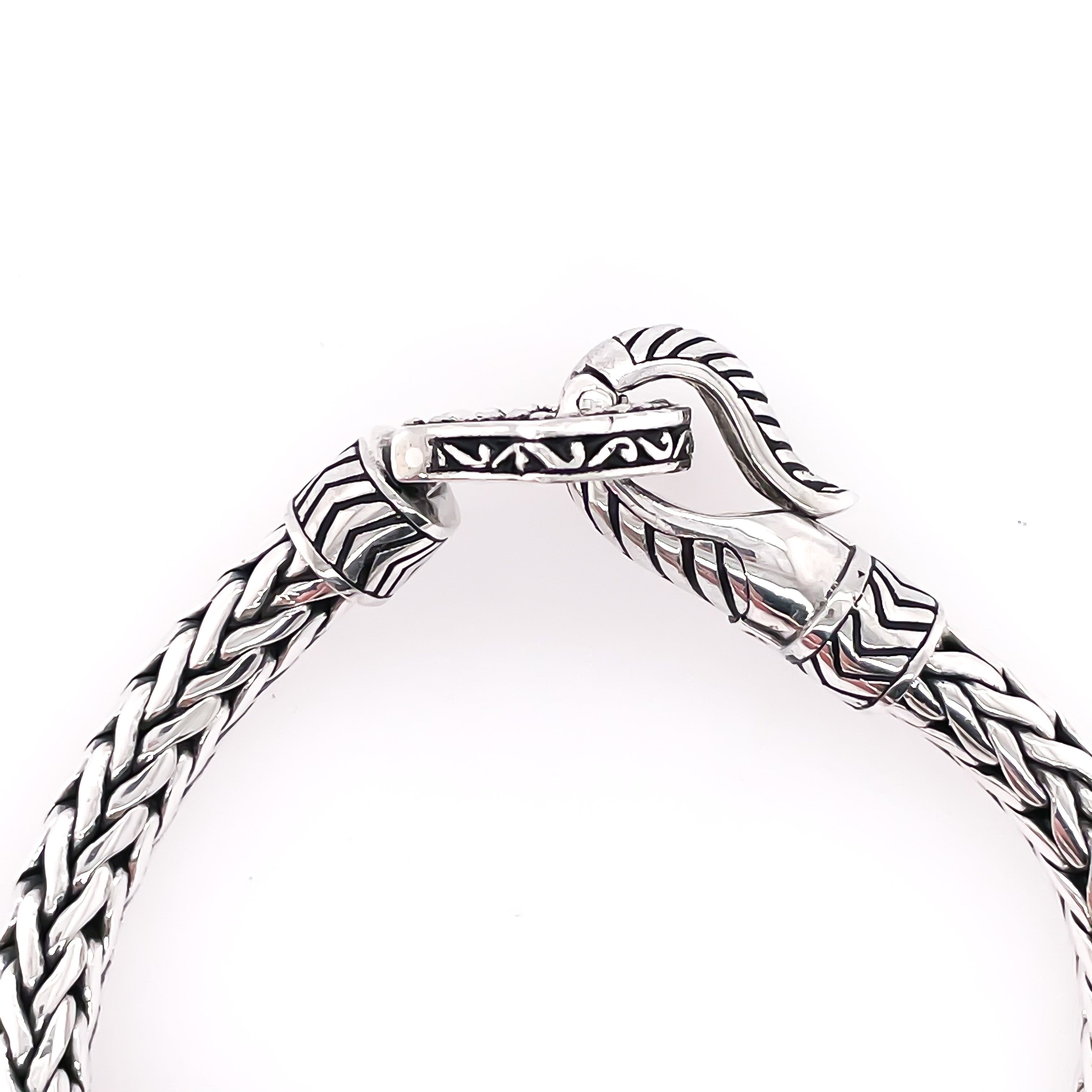 Hook Vintage Chain Sterling Silver Bracelet 7mm. 8.5in- Ryan Christian