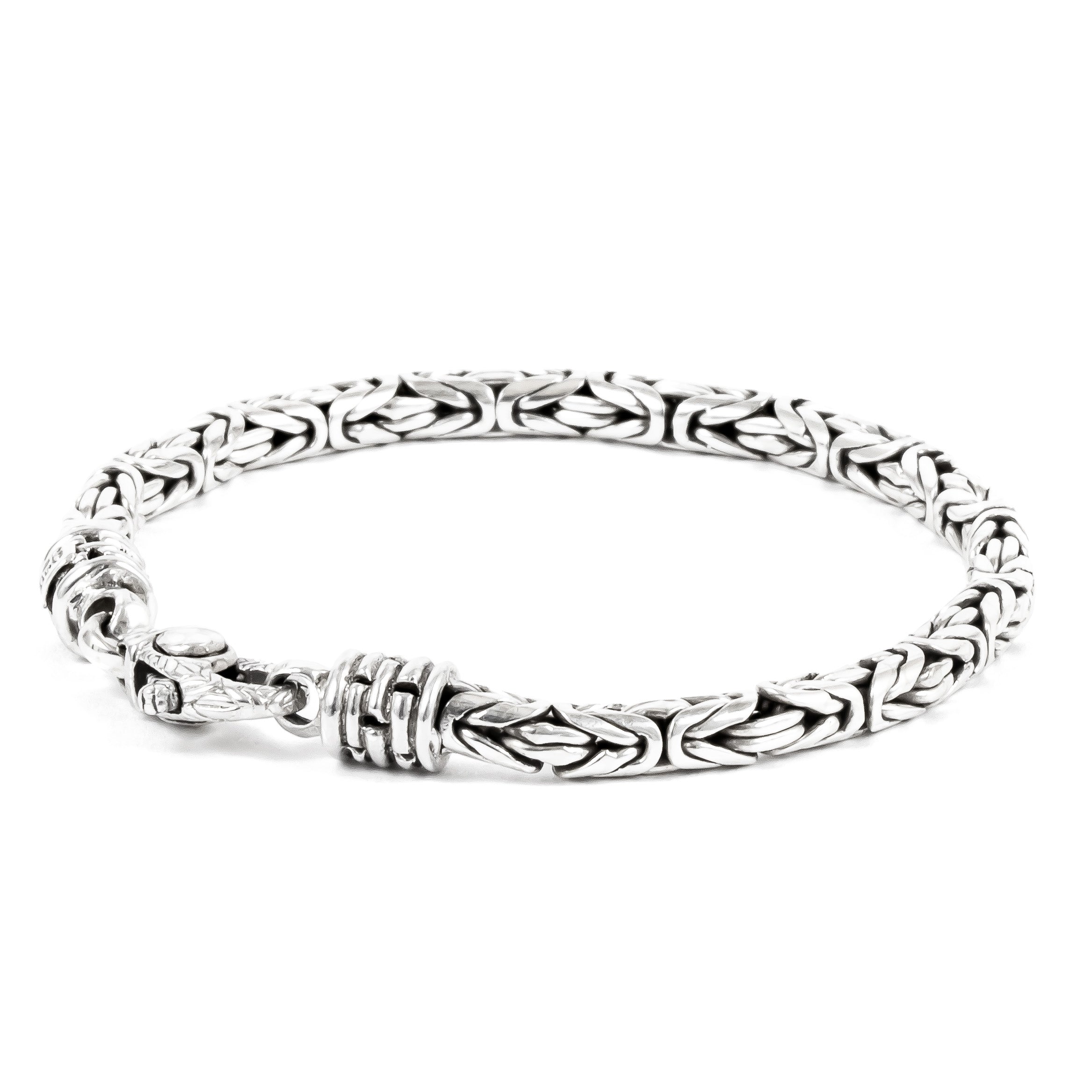 Essence Byzantine Sterling Silver Bracelet 4mm. - Ryan Christian