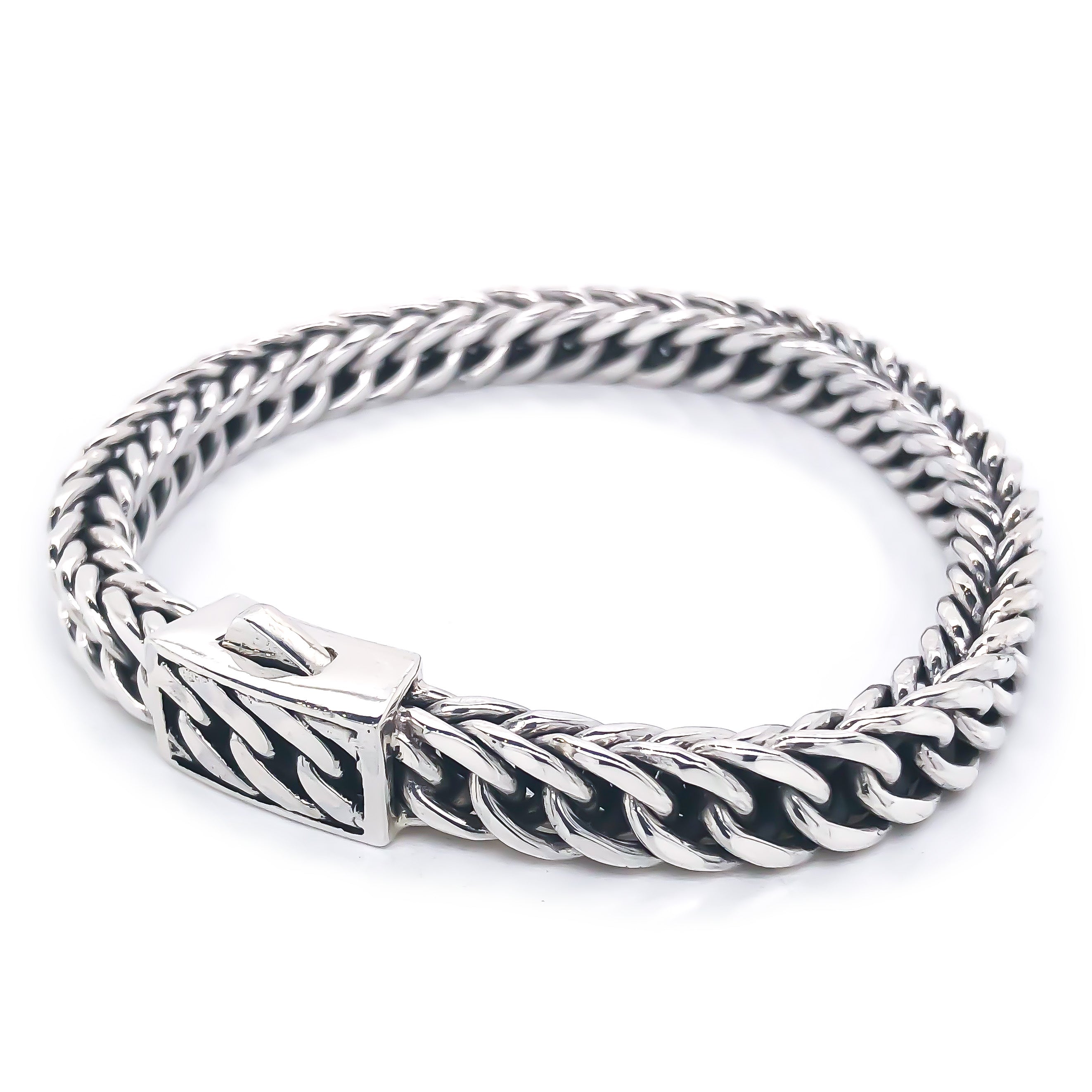 Minimal Weave Sterling Silver Bracelet - Ryan Christian