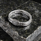 Sari Luxe Weave Sterling Silver Bracelet 9mm. 8in - Ryan Christian
