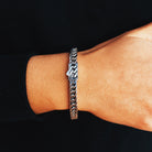Minimal Weave Sterling Silver Bracelet 7.5in - Ryan Christian