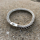 Minimal Weave Sterling Silver Women's Bracelet - Ryan Christian