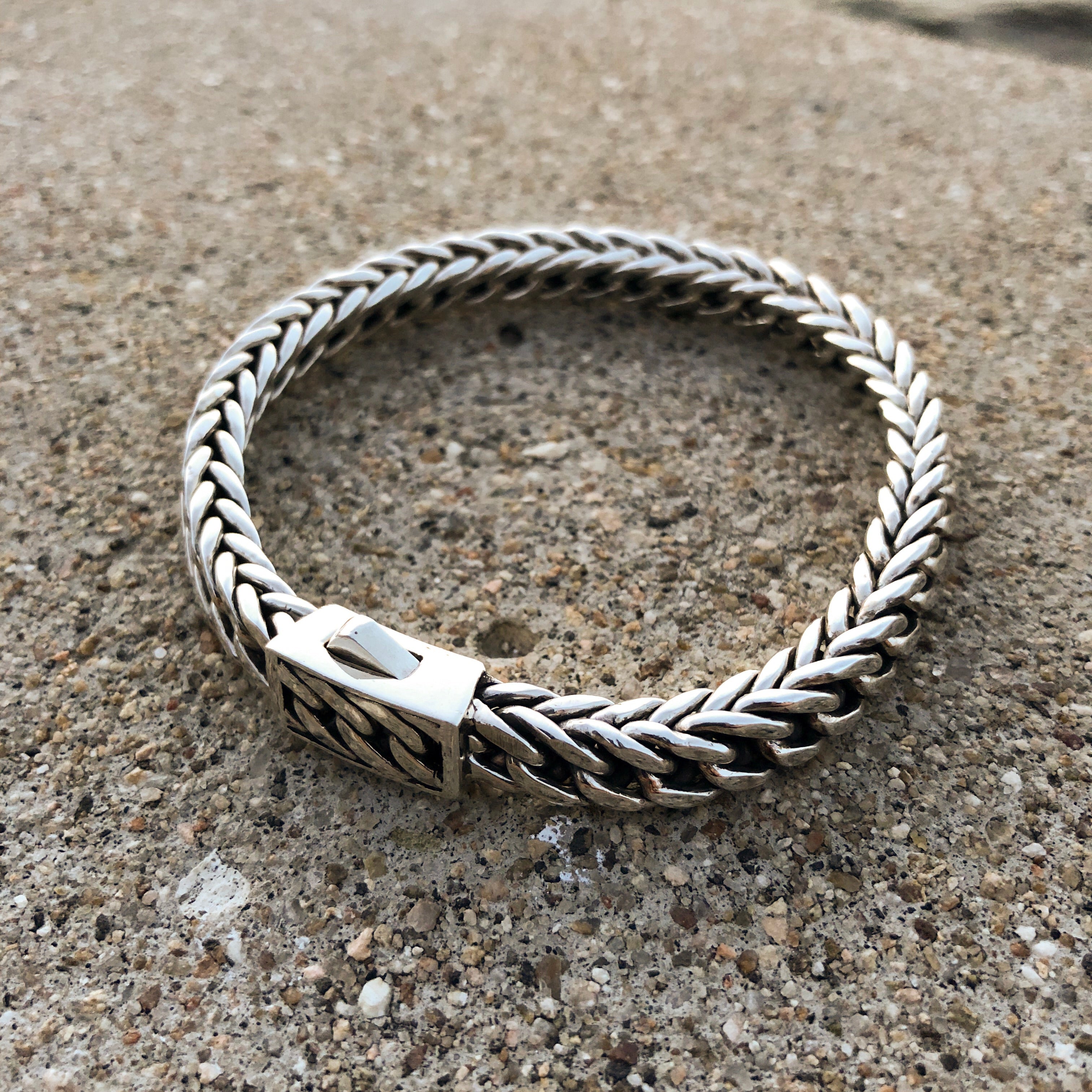 Minimal Weave Sterling Silver Women's Bracelet - Ryan Christian
