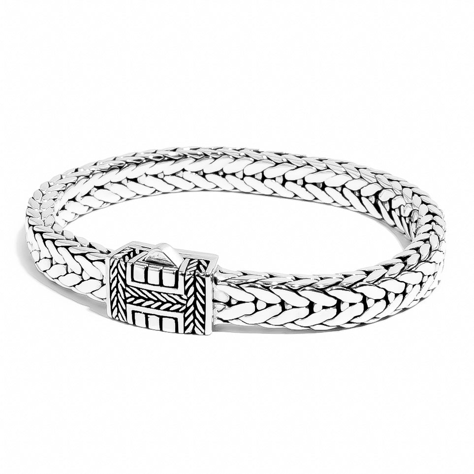 Heritage Sterling Silver Bracelet 8mm. - Ryan Christian