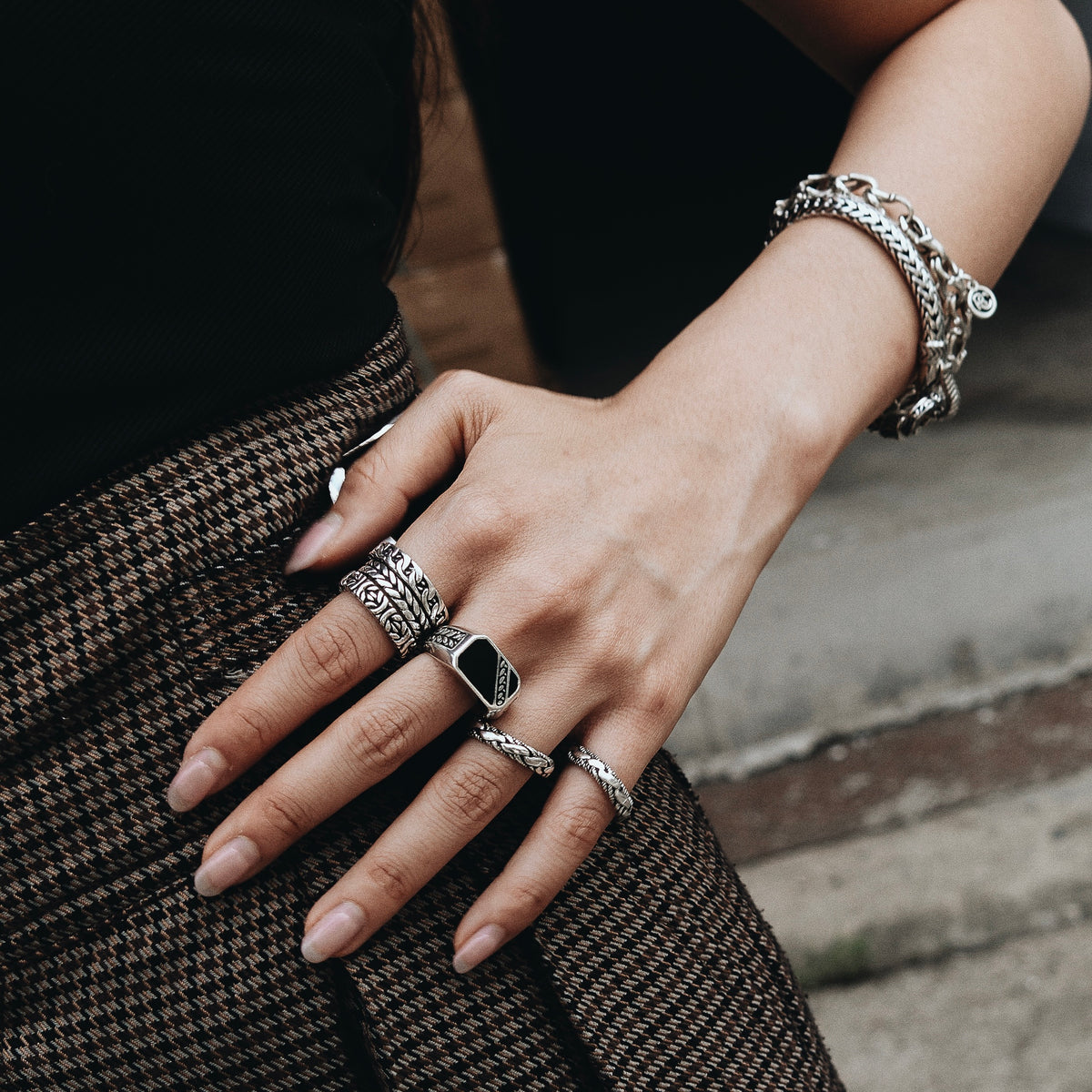 Ring Stacking Guide: Building a Signature Sterling Silver Ring Stack ...