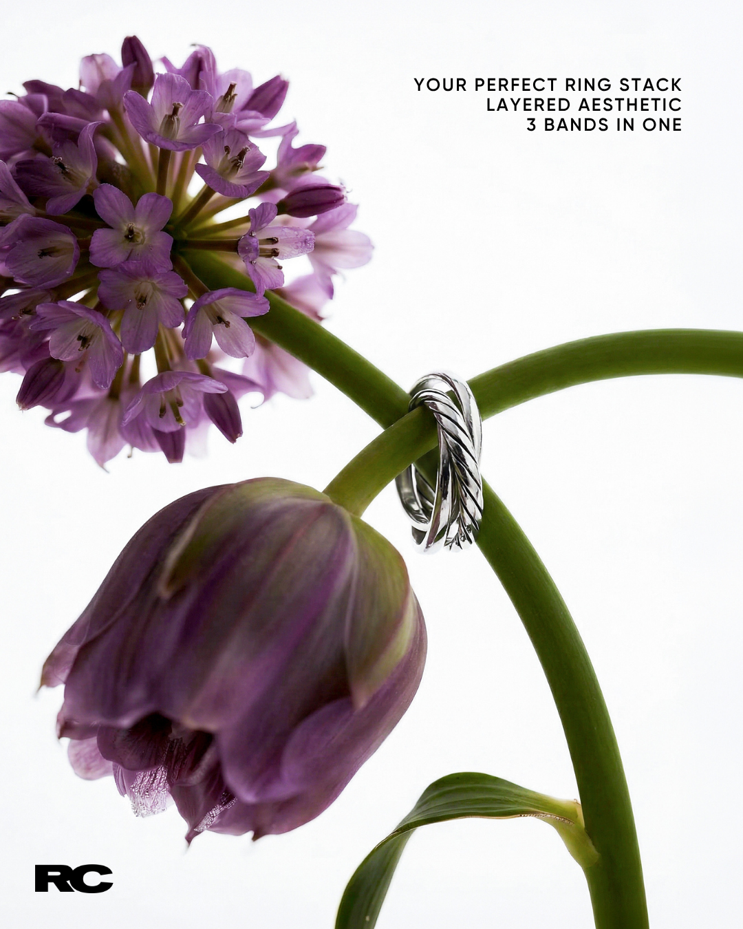 Tiga Triple Stack Ring - Ryan Christian