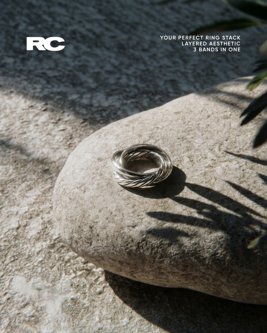 Tiga Triple Stack Ring - Ryan Christian