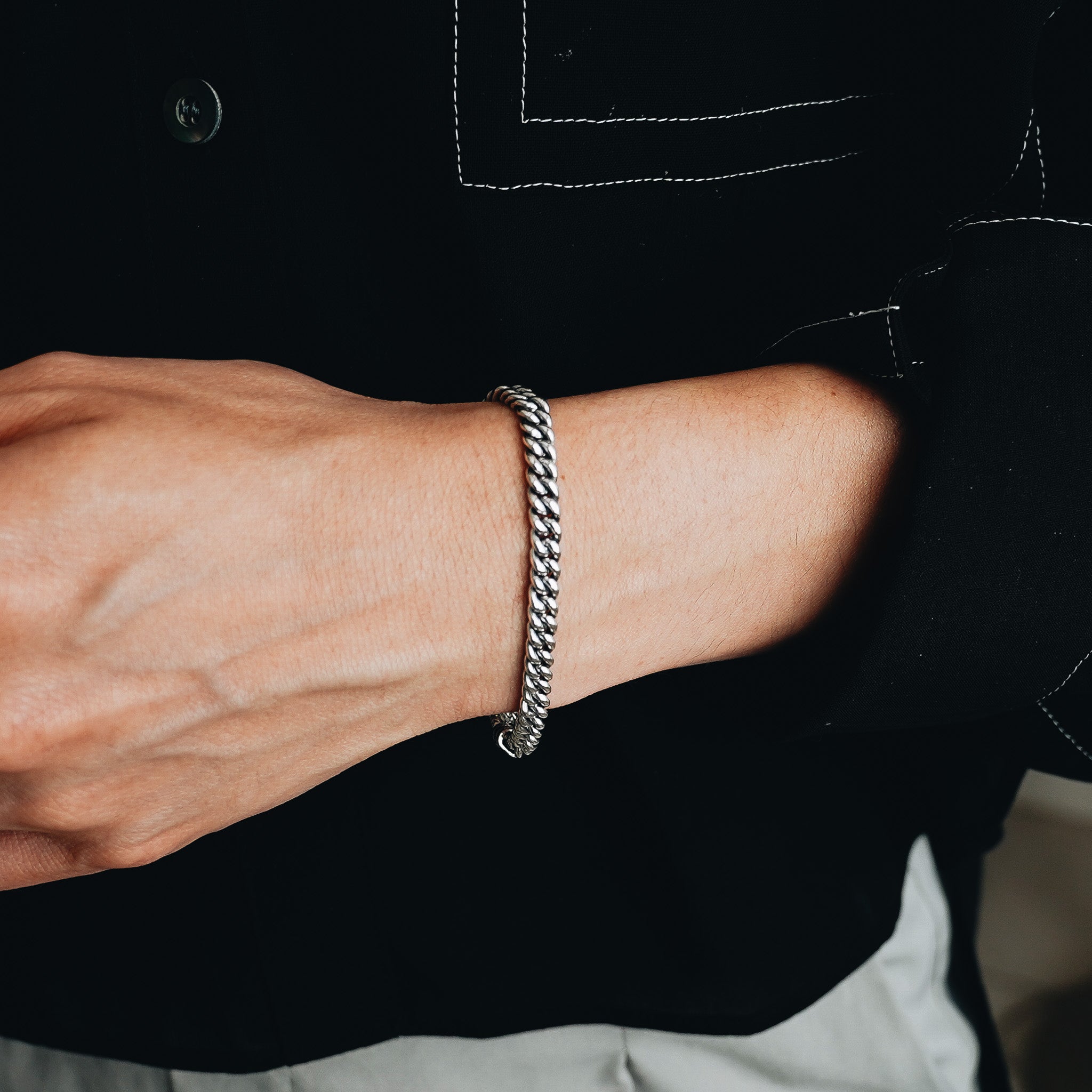 Cuban Link Bracelet 5mm. - Ryan Christian