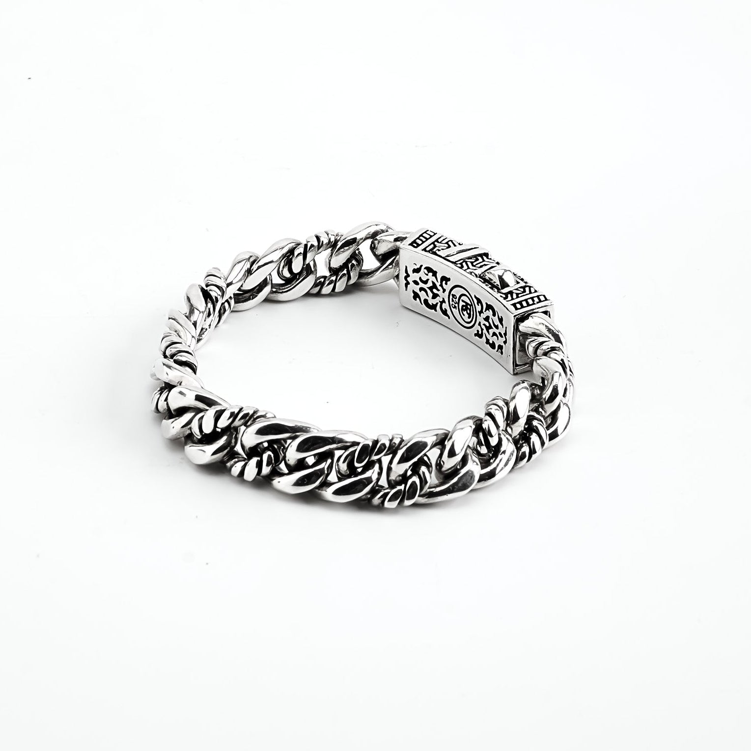 10mm Omni Sterling Silver Bracelet - Handcrafted in Bali – Ryan