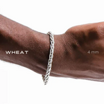 Wheat Bracelet 4mm.