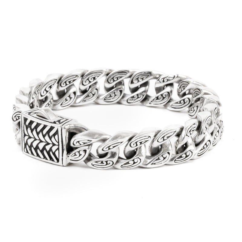 Sari Cuban Link Bracelet 11mm.